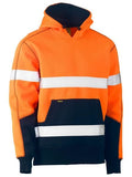 Bisley Bisley Taped Hi Vis Two Tone Fleece Pullover Hoodie (BK6619T) - Trade Wear