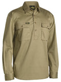 Bisley Bisley Closed Front Cotton Drill Shirt Long Sleeve (BSC6433) - Trade Wear