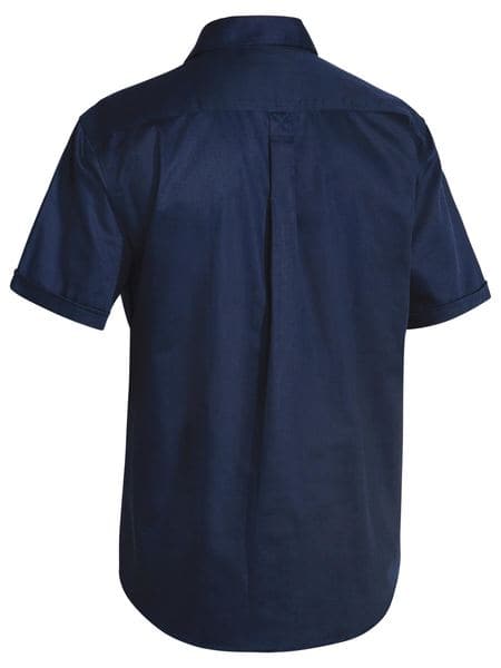 Bisley Bisley Closed Front Cotton Drill Shirt Short Sleeve (BSC1433) - Trade Wear