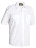 Bisley Bisley Epaulette Shirt Short Sleeve (B71526) - Trade Wear