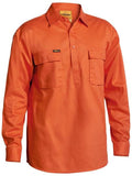 Bisley Bisley Closed Front Cotton Drill Shirt Long Sleeve (BSC6433) - Trade Wear
