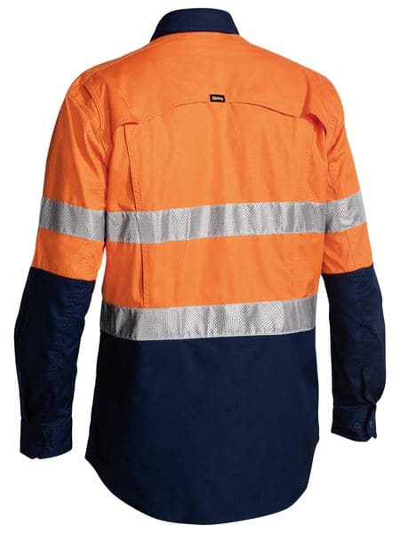 BS6491T Bisley X Airflow™ Hi vis Taped Stretch Ripstop Shirt