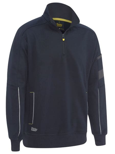 Bisley Bisley 1/4 Zip Work Fleece Pullover (BK6924) - Trade Wear