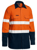 Bisley Bisley Tencate Tecasafe Plus Taped 2Tone HiVis FR Lightweight Vented Long Sleeve (BS8237T) - Trade Wear