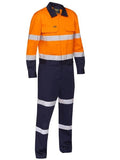 Taped Hi Vis Work Coverall With Waist Zip Opening (BC6066T)