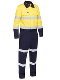 Taped Hi Vis Work Coverall With Waist Zip Opening (BC6066T)
