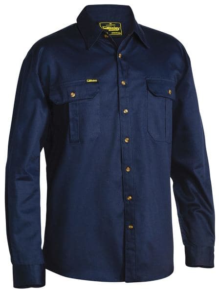 Bisley Bisley Original Cotton Drill Shirt - Long Sleeve (BS6433) - Trade Wear