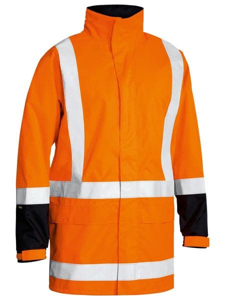 Bisley Bisley TTMC-W Taped Hi Vis Rain Shell Jacket (BJ6967T) - Trade Wear