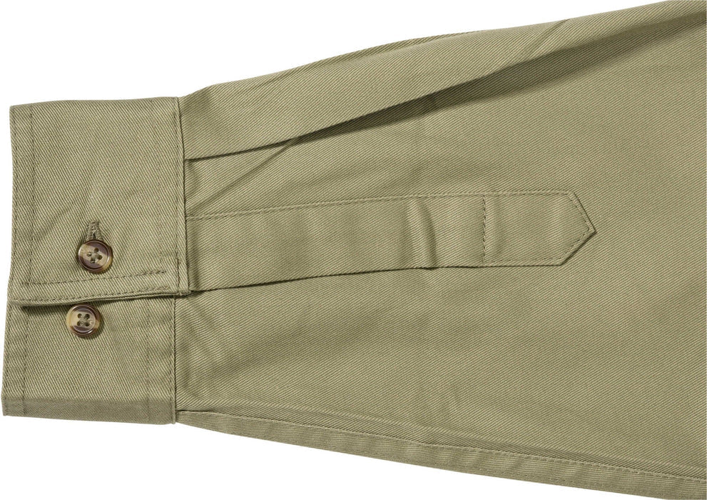 Bisley Original Cotton Drill Shirt - Long Sleeve - Khaki (BS6433) - Trade Wear
