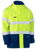 Bisley Bisley Taped Two Tone Hi Vis FR Wet Weather Shell Jacket (BJ8110T) - Trade Wear