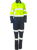 Bisley Bisley Womens Taped Hi Vis Cotton Drill Coverall (BCL6066T) - Trade Wear