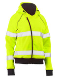 Bisley Bisley Womens Taped Hi Vis Fleece Hoodie (BKL6819T) - Trade Wear