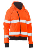 Bisley Bisley Womens Taped Hi Vis Fleece Hoodie (BKL6819T) - Trade Wear