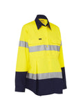 Bisley Bisley 3M Taped Hi Vis Maternity Drill Shirt (BLM6456T) - Trade Wear