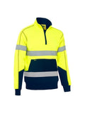 Bisley Bisley Taped Hi Vis Fleece Pullover With Sherpa Lining (BK6987T) - Trade Wear