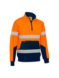 Bisley Bisley Taped Hi Vis Fleece Pullover With Sherpa Lining (BK6987T) - Trade Wear