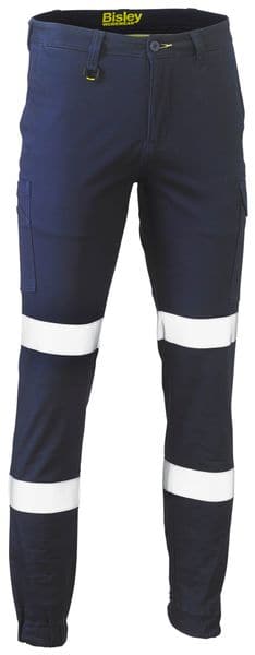 Bisley Bisley Taped Biomotion Stretch Cotton Drill Cargo Pants (BPC6028T) - Trade Wear