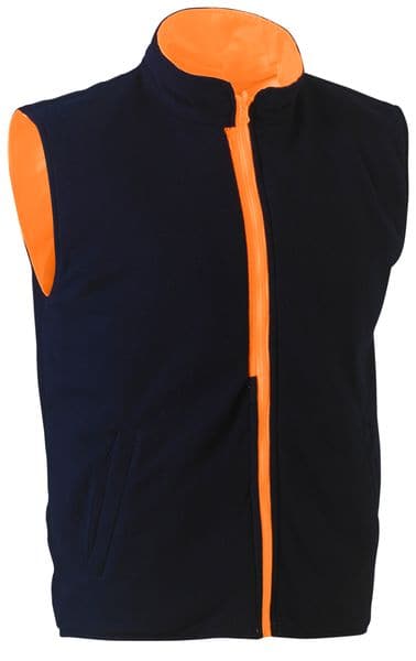 Bisley Bisley Taped Hi Vis Rail Wet Weather Vest (BV0364T) - Trade Wear