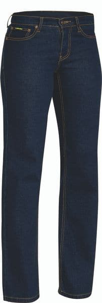 Bisley Ladies Denim Stretch Jeans - Blue (BPL6712) - Trade Wear