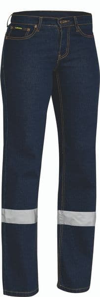Bisley Bisley Womens Taped Stretch Jeans (BPL6712T) - Trade Wear