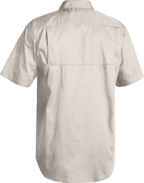 Bisley Bisley Cool Lightweight Drill Shirt - Short Sleeve - Sand (BS1893) - Trade Wear