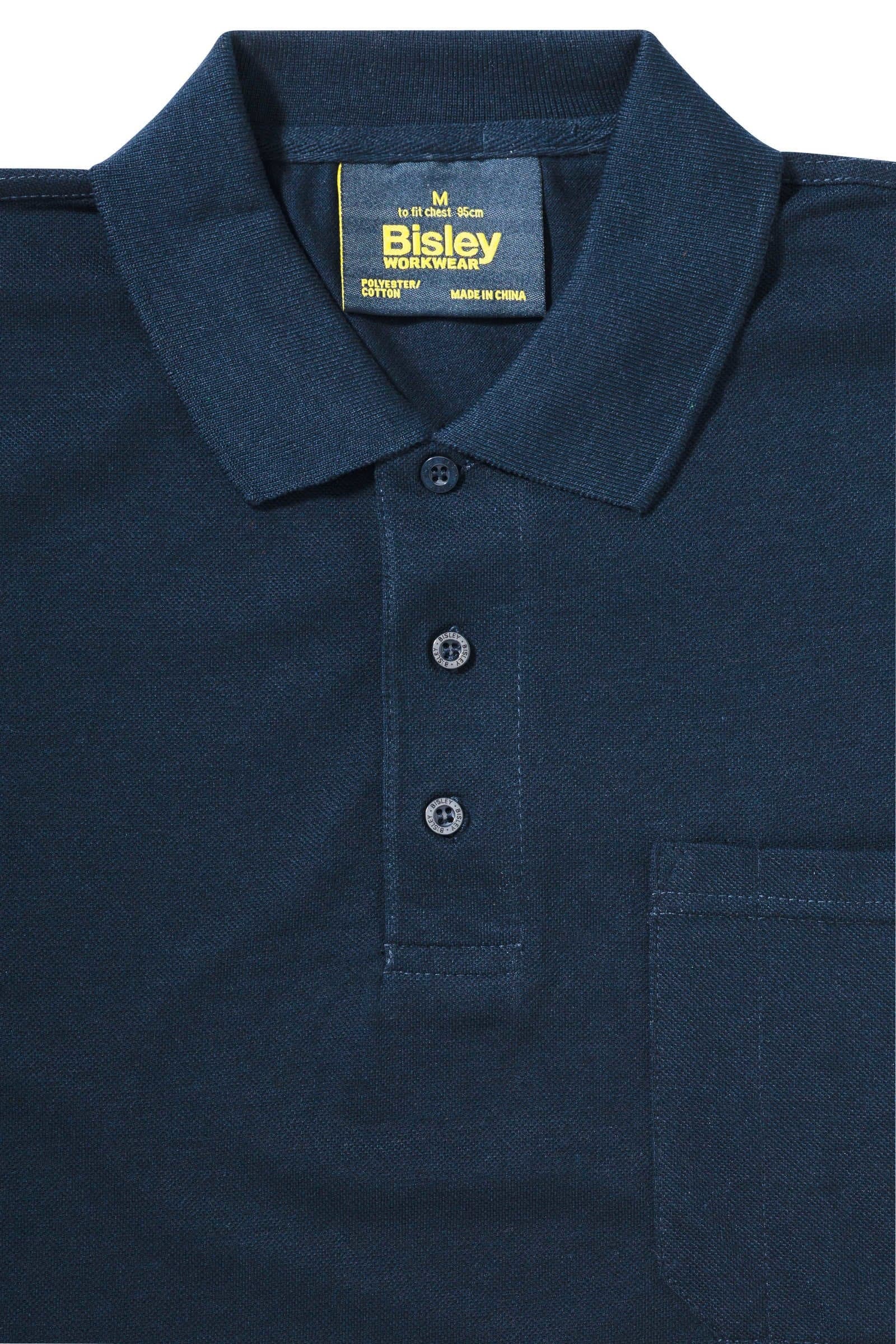 Bisley Polo Shirt - Navy (BK1290) - Trade Wear