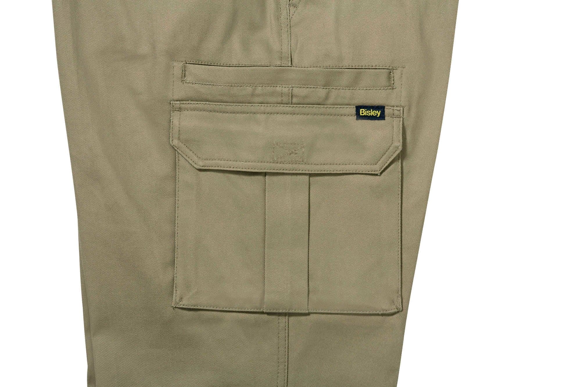 Bisley 8 Pocket Cargo Pant - Khaki (BPC6007) - Trade Wear