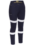 Bisley Women's Taped Stretch Cotton Pants (BPL6015T)