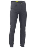 Bisley Stretch Cotton Drill Cargo Cuffed Pants - Charcoal (BPC6028)