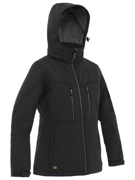 Bisley Womens Flex & Move™ Hooded Soft Shell Jacket (BJL6570)