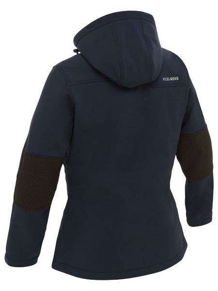 Bisley Womens Flex Move™ Hooded Soft Shell Jacket Tradewear