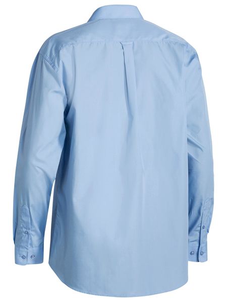 Bisley Permanent Press Shirt - Long Sleeve - Sky (BS6526) - Trade Wear
