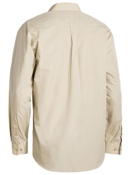 Bisley Permanent Press Shirt - Long Sleeve - Sand (BS6526) - Trade Wear