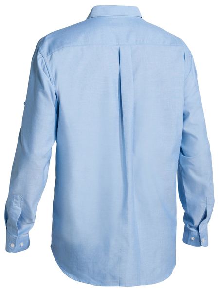 Bisley Oxford Shirt - Long Sleeve - Blue (BS6030) - Trade Wear