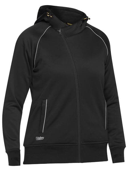 Women's Fleece Zip Front Hoodie with Sherpa Lining Tradewear