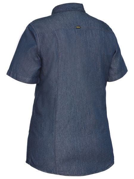 Bisley Women's Short Sleeve Denim Work Shirt (BL1602)