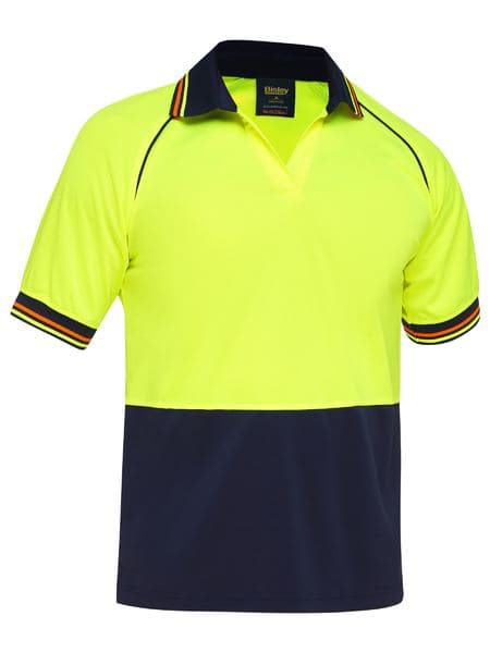 Bisley Two Tone Hi Vis Short Sleeve Polo Shirt (BK1440)