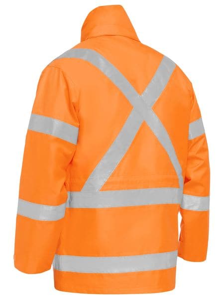 Bisley X Taped 4 in 1 Rain Jacket (BJ6974XT)-Rail Orange